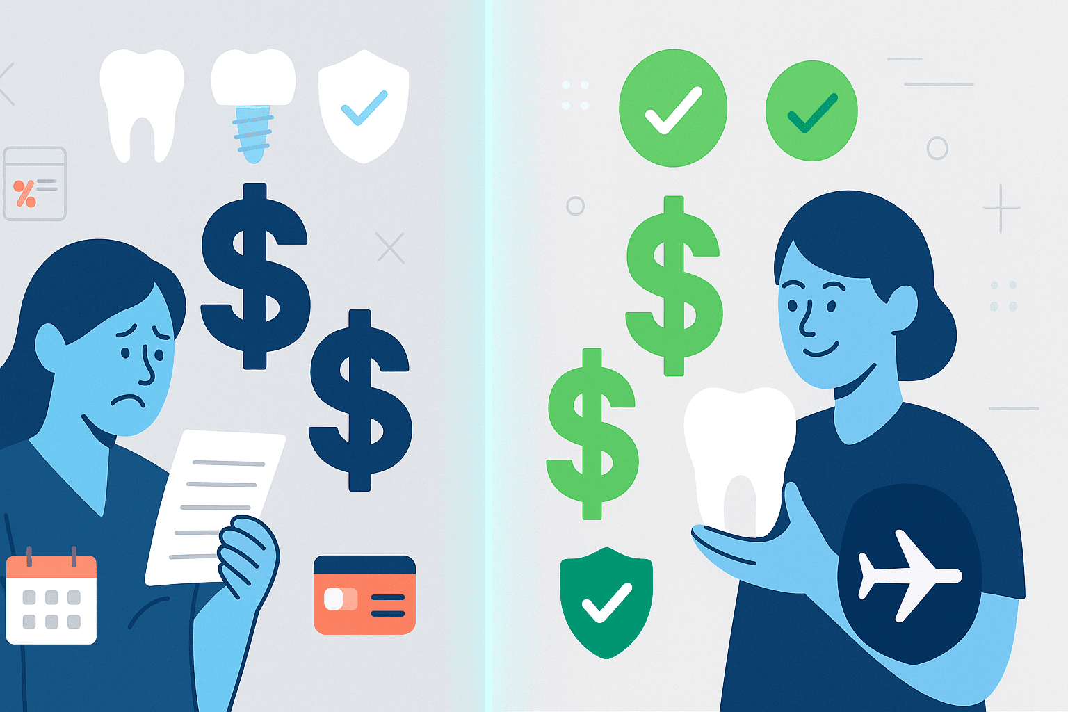 All-on-4 Dental Implants: Mexico vs. U.S. Complete Cost Analysis