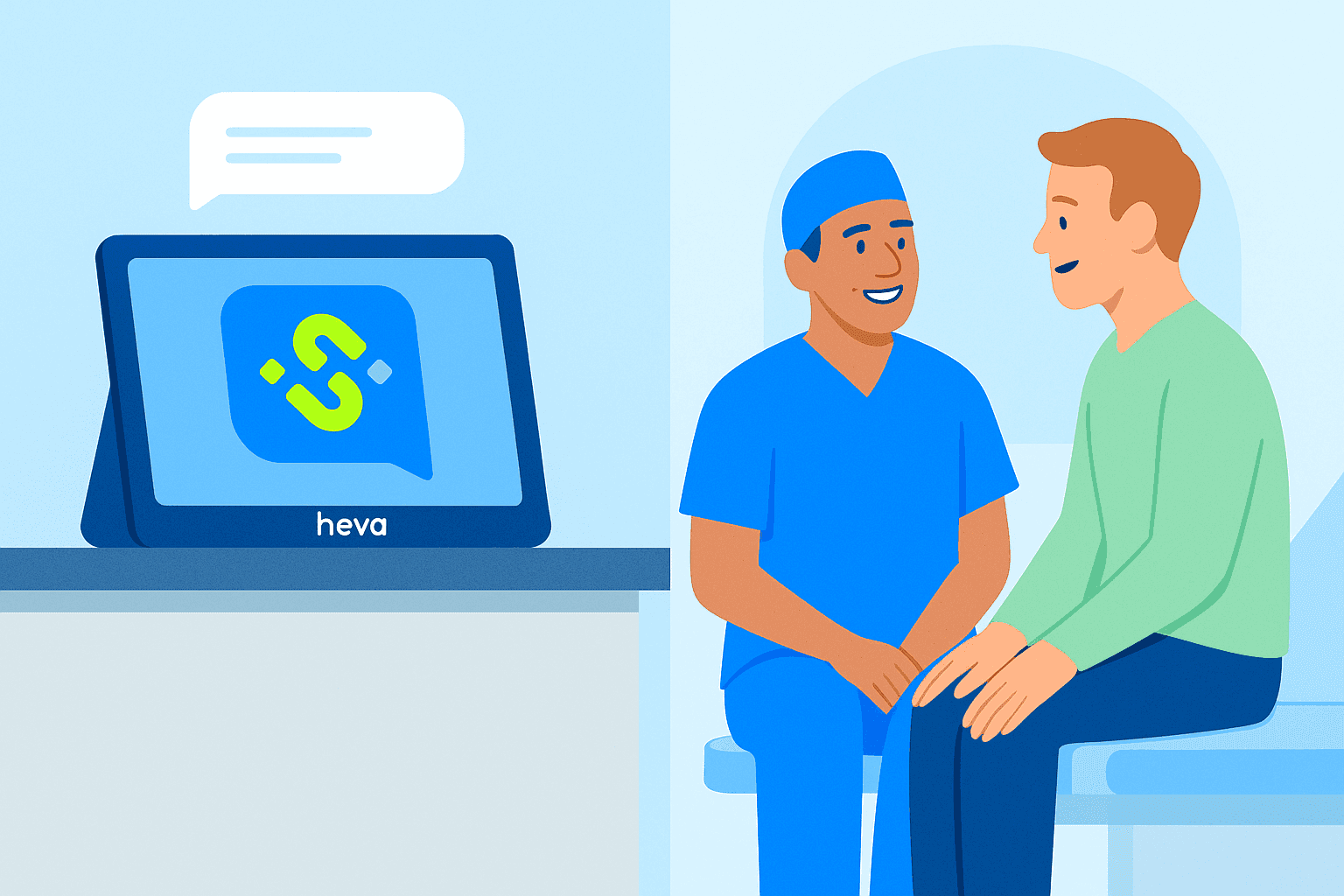 AI at the Front Desk, Clinicians at the Bedside