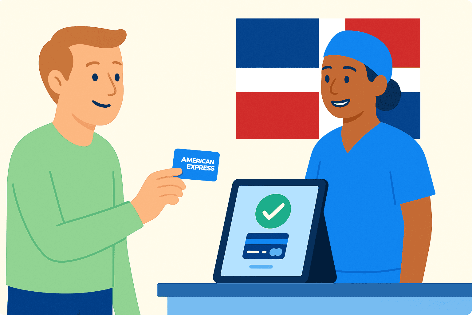 Can I pay with American Express for my surgery in the Dominican Republic?